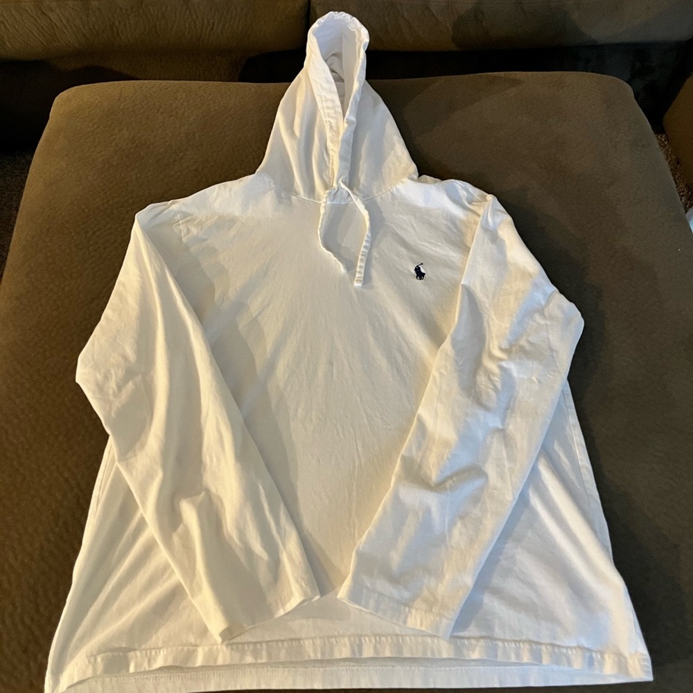 Men’s polo pull over hoodie
